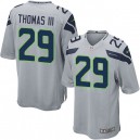 Youth Nike Seattle Seahawks &29 Earl Thomas III Elite Grey Alternate NFL Jersey