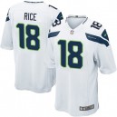 Youth Nike Seattle Seahawks &18 Sidney Rice Elite White NFL Jersey