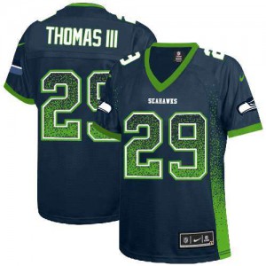 Femmes Nike Seattle Seahawks # 29 Earl Thomas III élite Navy Bleu Drift mode NFL Maillot Magasin Femmes Nike Seattle Seahawks # 29 Earl Thomas III élite Navy Bleu Drift mode NFL Maillot Magasin