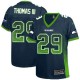 Women Nike Seattle Seahawks &29 Earl Thomas III Elite Navy Blue Drift Fashion NFL Jersey