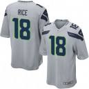 Youth Nike Seattle Seahawks &18 Sidney Rice Elite Grey Alternate NFL Jersey