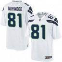 Youth Nike Seattle Seahawks &81 Kevin Norwood Elite White NFL Jersey