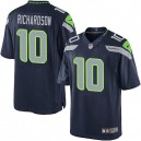 Youth Nike Seattle Seahawks &10 Paul Richardson Elite Steel Blue Team Color NFL Jersey