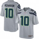 Youth Nike Seattle Seahawks &10 Paul Richardson Elite Grey Alternate NFL Jersey