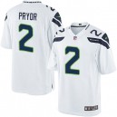 Youth Nike Seattle Seahawks &2 Terrelle Pryor Elite White NFL Jersey
