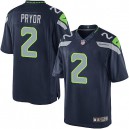 Youth Nike Seattle Seahawks &2 Terrelle Pryor Elite Steel Blue Team Color NFL Jersey