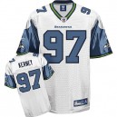 Reebok Seattle Seahawks &97 Patrick Kerney White Authentic Throwback NFL Jersey