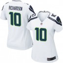 Women Nike Seattle Seahawks &10 Paul Richardson Elite White NFL Jersey