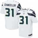 Men Nike Seattle Seahawks &31 Kam Chancellor Elite White NFL Jersey