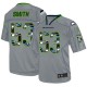 Men Nike Seattle Seahawks &53 Malcolm Smith Elite New Lights Out Grey NFL Jersey