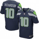 Men Nike Seattle Seahawks &10 Paul Richardson Elite Steel Blue Team Color NFL Jersey