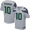 Men Nike Seattle Seahawks &10 Paul Richardson Elite Grey Alternate NFL Jersey