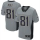 Men Nike St. Louis Rams &81 Torry Holt Elite Grey Shadow NFL Jersey