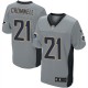 Men Nike St. Louis Rams &21 Nolan Cromwell Elite Grey Shadow NFL Jersey