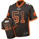 Men Nike Cleveland Browns &51 Barkevious Mingo Elite Brown Drift Fashion NFL Jersey