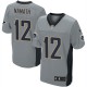 Men Nike St. Louis Rams &12 Joe Namath Elite Grey Shadow NFL Jersey