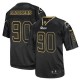 Men Nike St. Louis Rams &90 Michael Brockers Elite Lights Out Black NFL Jersey