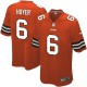 Youth Nike Cleveland Browns &6 Brian Hoyer Elite Orange Alternate NFL Jersey