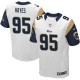 Men Nike St. Louis Rams &95 William Hayes Elite White NFL Jersey