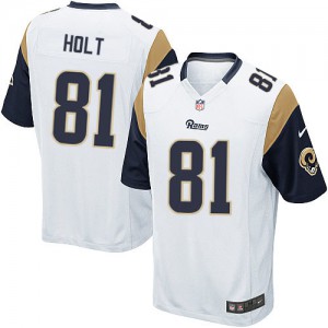 Jeunesse Nike St. Louis Rams # 81 Torry Holt Élite blanc NFL Maillot Magasin