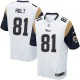 Youth Nike St. Louis Rams &81 Torry Holt Elite White NFL Jersey