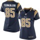 Women Nike St. Louis Rams &85 Jack Youngblood Elite Navy Blue Team Color NFL Jersey