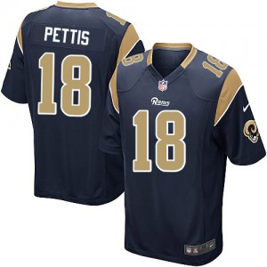 Jeunesse Nike St. Louis Rams # 18 Austin Pettis élite bleu marine équipe NFL Maillot Magasin de couleur
