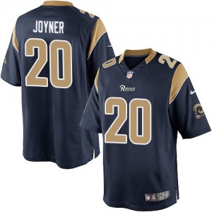 Jeunesse Nike St. Louis Rams # 20 Lamarcus Joyner Élite bleu marine couleur NFL maillot de Team Jeunesse Nike St. Louis Rams # 20 Lamarcus Joyner Élite bleu marine couleur NFL maillot de Team