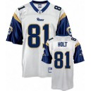 Reebok St.Louis Rams &81 Torry Holt Premier EQT White Throwback NFL Jersey