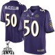 Youth Nike Baltimore Ravens &50 Albert McClellan Elite Purple Team Color Super Bowl XLVII NFL Jersey