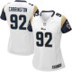 Women Nike St. Louis Rams &92 Alex Carrington Elite White NFL Jersey