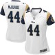 Women Nike St. Louis Rams &44 Jacob McQuaide Elite White NFL Jersey