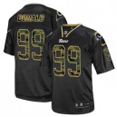 Men Nike St. Louis Rams &99 Aaron Donald Elite Black Camo Fashion NFL Jersey