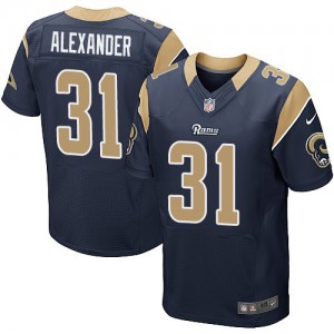 Hommes Nike St. Louis Rams # 31 Mo Alexander Élite bleu marine équipe NFL Maillot Magasin de couleur Hommes Nike St. Louis Rams # 31 Mo Alexander Élite bleu marine équipe NFL Maillot Magasin de couleur