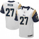 Men Nike St. Louis Rams &27 Tre Mason Elite White NFL Jersey