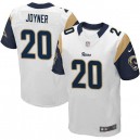 Men Nike St. Louis Rams &20 Lamarcus Joyner Elite White NFL Jersey