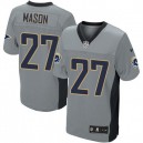 Men Nike St. Louis Rams &27 Tre Mason Elite Grey Shadow NFL Jersey