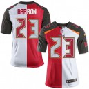 Men Nike Tampa Bay Buccaneers &23 Mark Barron Elite Team/Road Two Tone NFL Jersey