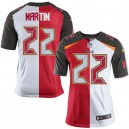 Men Nike Tampa Bay Buccaneers &22 Doug Martin Elite Team/Road Two Tone NFL Jersey
