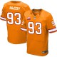 Men Nike Tampa Bay Buccaneers &93 Gerald McCoy Elite Orange Glaze Alternate C Patch NFL Jersey