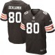 Men Nike Cleveland Browns &80 Travis Benjamin Elite Brown Team Color NFL Jersey