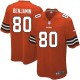 Youth Nike Cleveland Browns &80 Travis Benjamin Elite Orange Alternate NFL Jersey