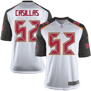 Jeunesse Nike Tampa Bay Buccaneers # 52 Jonathan Casillas Élite blanc NFL Maillot Magasin