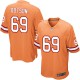 Youth Nike Tampa Bay Buccaneers &69 Demar Dotson Elite Orange Glaze Alternate NFL Jersey