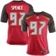 Men Nike Tampa Bay Buccaneers &97 Akeem Spence Elite Red Team Color NFL Jersey