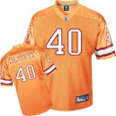 Reebok Tampa Bay Buccaneers &40 Mike Alstott Yellow Premier EQT Throwback NFL Jersey