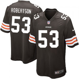 Jeunesse Browns de Cleveland Nike # 53 Craig Robertson élite équipe brun couleur NFL Maillot Magasin Jeunesse Browns de Cleveland Nike # 53 Craig Robertson élite équipe brun couleur NFL Maillot Magasin