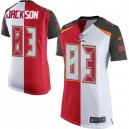 Women Nike Tampa Bay Buccaneers &83 Vincent Jackson Elite Team/Road Two Tone NFL Jersey