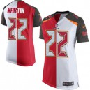 Women Nike Tampa Bay Buccaneers &22 Doug Martin Elite Team/Road Two Tone NFL Jersey