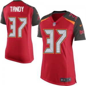 Femmes Nike Tampa Bay Buccaneers # 37 Keith Tandy Élite rouge couleur NFL maillot de Team